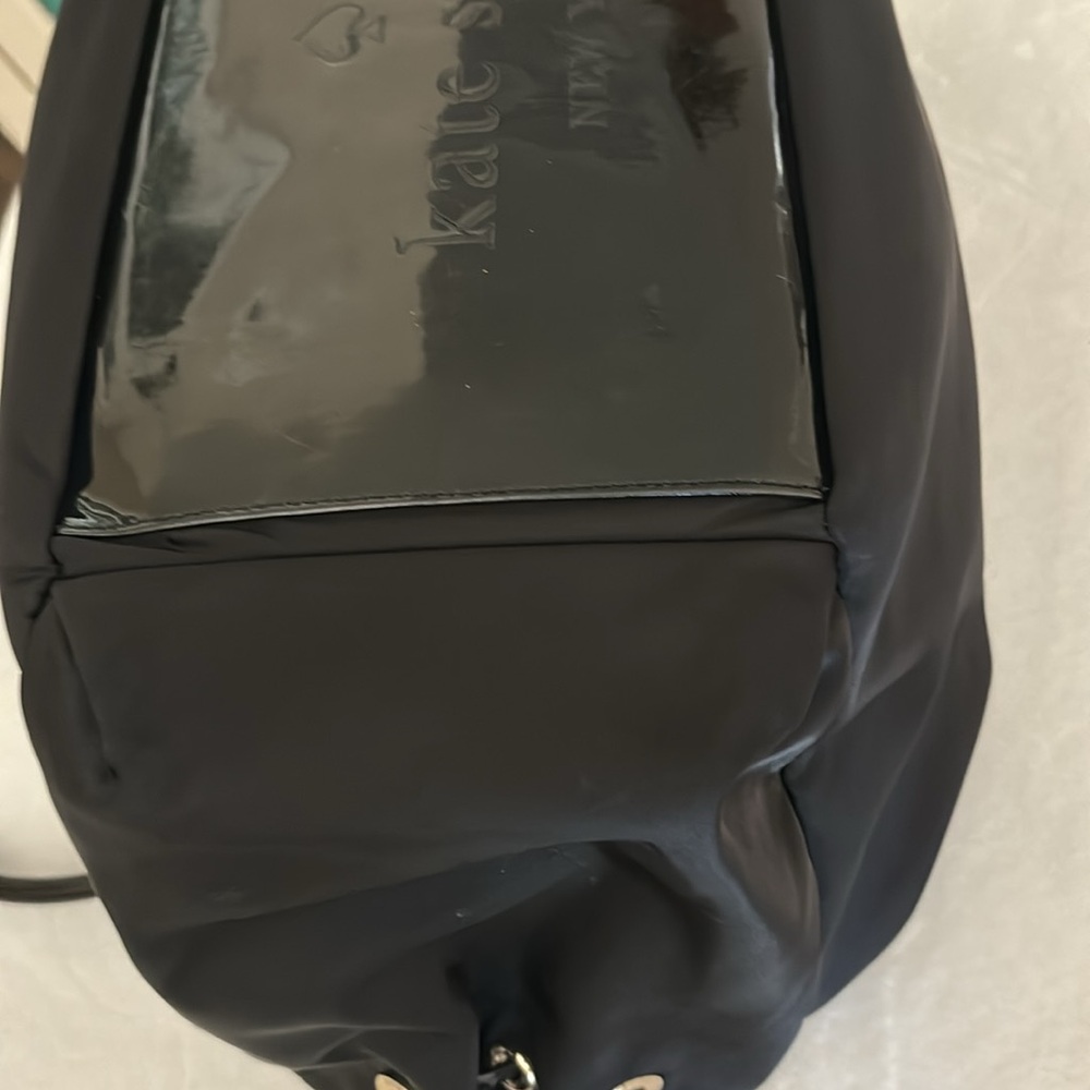 KATE SPADE ♠️ AUTHENTIC DIAPER BAG- BLACK WITH GOLD COLOR HARDWARE - Picture 13 of 17